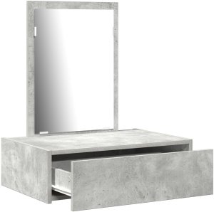 vidaXL Toaletka Betonowy szary Drewno inżynieryjne 60 x 40 x 70 cm 5