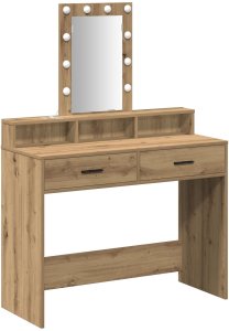 vidaXL Toaletka Dąb rzemieślniczy Płyta wiórowa 100 x 41 x 140 cm 2
