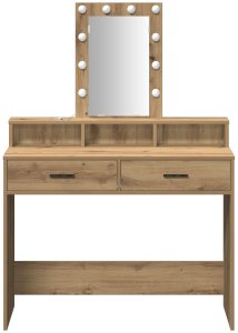 vidaXL Toaletka Dąb rzemieślniczy Płyta wiórowa 100 x 41 x 140 cm 5