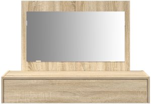 vidaXL Toaletka Dąb Sonoma 100 x 40 x 70 cm Prosta 6