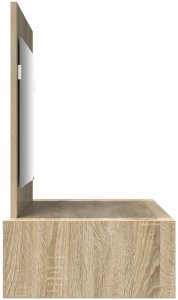 vidaXL Toaletka Dąb Sonoma 100 x 40 x 70 cm Prosta 7