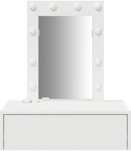 Toaletka vidaXL Biała Drewno kompozytowe 60 x 40 x 70 cm Toaletka 5