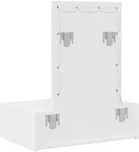 Toaletka vidaXL Biała Drewno kompozytowe 60 x 40 x 70 cm Toaletka 7