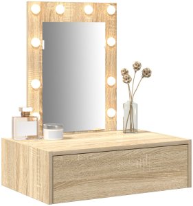 vidaXL Toaletka Dąb Sonoma Drewno inżynieryjne 60 x 40 x 70 cm Toaletka 3