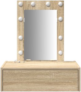 vidaXL Toaletka Dąb Sonoma Drewno inżynieryjne 60 x 40 x 70 cm Toaletka 5