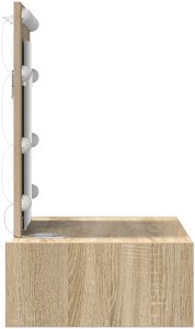vidaXL Toaletka Dąb Sonoma Drewno inżynieryjne 60 x 40 x 70 cm Toaletka 6