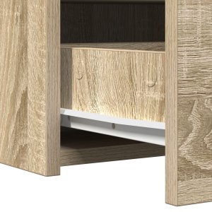 vidaXL Toaletka Dąb Sonoma Drewno inżynieryjne 60 x 40 x 70 cm Toaletka 10