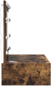 vidaXL Toaletka Wędzone dębowe drewno Fornir dębowy 83 x 40 x 70 cm Toaletka 6