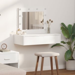 vidaXL Toaletka Biała Drewno 83 x 40 x 70 cm Stół do makijażu 1