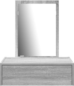 vidaXL Toaletka Szary Sonoma Płyta wiórowa 60 x 40 x 70 cm Toaletka 6