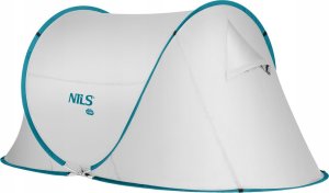 Namiot kempingowy turystyczny samorozkładający Nils camp NC3743 szaro-turkusowy 220x120x95cm 5