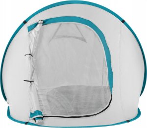 Namiot kempingowy turystyczny samorozkładający Nils camp NC3743 szaro-turkusowy 220x120x95cm 6