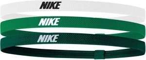 Opaski na włosy Nike Elastic 3 szt. zielono-białe N1004529146OS 1