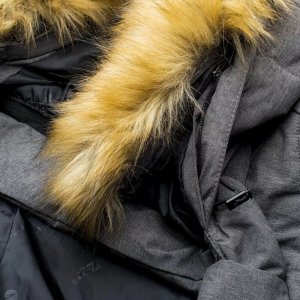 Damski płaszcz pikowany zimowy z kapturem Hi-tec Lady Gveni rozmiar M 7