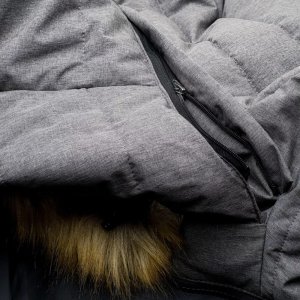 Damski płaszcz pikowany zimowy z kapturem Hi-tec Lady Gveni rozmiar M 8