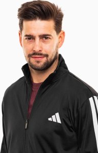 Dres męski adidas Sportswear Basic 3-Stripes Tricot czarny JI8858 XL 5