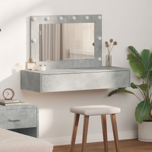 vidaXL Toaletka Szary beton 100 x 40 x 70 cm Nowoczesny styl 1