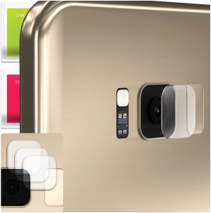 3-PAK Szkło Na Aparat Do Samsung Galaxy S8 Plus (Hartowane, Na Obiektyw) 1