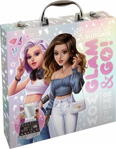 Kuferek Walizka Zestaw Kosmetyków 25w1 do Makijażu Cienie Kosmetyczka WOW Generation / WOW00055 5