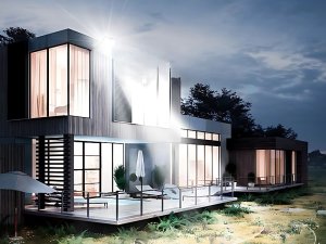 Naświetlacz Verk Halogen naświetlacz reflektor led 30w 6000k z czujnik ruchu zmierzchu ip66 4