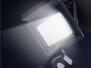 Naświetlacz Verk Halogen naświetlacz reflektor led 30w 6000k z czujnik ruchu zmierzchu ip66 6