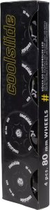 Kółka do rolek łyżworolek Coolslide świecące LED Wheel 80mm czarne 4 sztuki 2