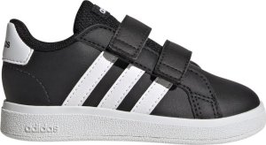 Buty dla dzieci adidas Grand Court 2.0 Hook and Loop czarne GW6523 21 1