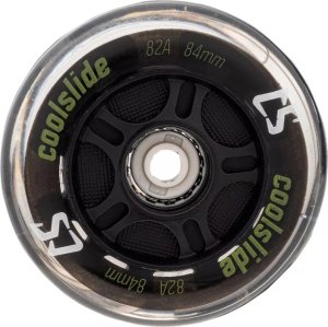 Kółka do rolek łyżworolek Coolslide świecące LED Wheel 84mm czarne 4 sztuki 1