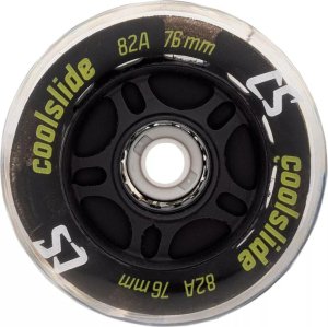 Kółka do rolek łyżworolek Coolslide świecące LED Wheel 76mm czarne 4 sztuki 1