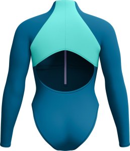 Damski Strój Kąpielowy L/s Clrblck Zip 1 Pc  rozmiar M 4