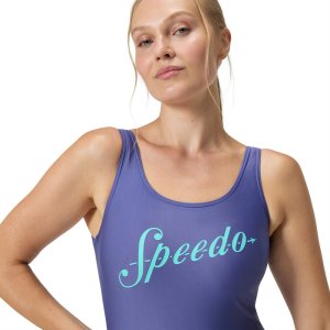 Speedo Damski Strój Kąpielowy Logo Deep Ubk 1pc Pt Af rozmiar 34 7