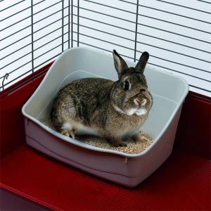 Ferplast TOALETA L305 - KRÓLIK Szary 37x18.5×27cm 2