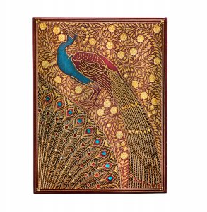 Notatnik w linie Paperblanks Hafiz's Peacocks - ultra wrap 2