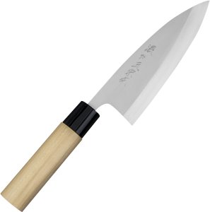 Satake Cutlery Mfg Shirogami2 PRO Nóż Deba 15 cm 1