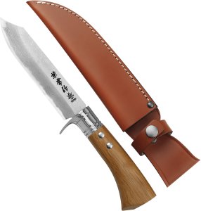 Kanetsune Shirogami2 SHIRO-ONE Damascus 15 cm 1