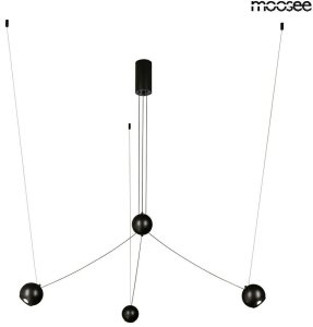 MOOSEE lampa wisząca OCTO 3 czarna 1