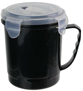 INTESI KUBEK NA ZUPĘ 630ML CZARNY 1