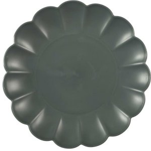 INTESI TALERZ DESEROWY IRIS 20,5CM SZARY CIEMNY 1