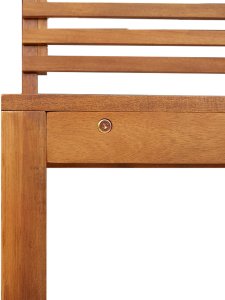 vidaXL Zestaw narożny Zestaw 5 Mocne drewno akacjowe 9