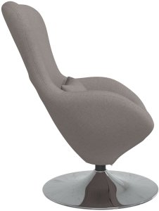 vidaXL Krzesła, fotele i łóżka rozkładane Taupe Tkanina Standard Fotel 5