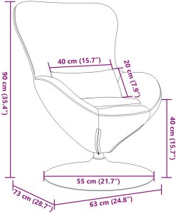 vidaXL Krzesła, fotele i łóżka rozkładane Taupe Tkanina Standard Fotel 8