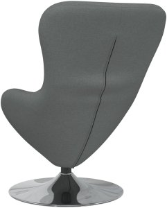 vidaXL Fotele, fotele do relaksu i sypialni Ciemnoszary Poliester 6