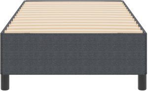 vidaXL Rama łóżka Ciemnoszara Drewno 100 x 200 x 35 cm Rama łóżka 6