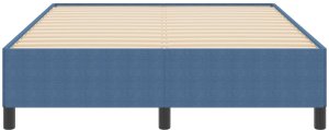 vidaXL Rama Łóżka Niebieska Drewno 140 x 200 x 35 cm 6