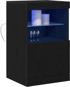 vidaXL szafka boczna czarny dąb średni 3