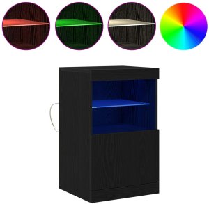 vidaXL szafka boczna czarny dąb średni 4