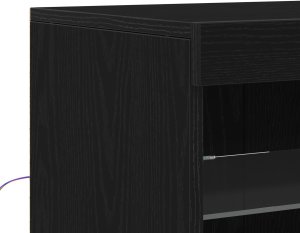 vidaXL szafka boczna czarny dąb średni 9