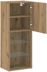 vidaXL Szafka RTV Dąb rzemieślniczy Płyta wiórowa 40.5 x 30 x 102 cm 5