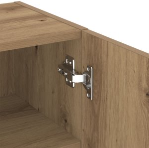 vidaXL Szafka RTV Dąb rzemieślniczy Płyta wiórowa 40.5 x 30 x 102 cm 9