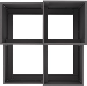 vidaXL Donica ogrodowa Czarna Metalowa 100 x 100 x 60 cm Donice Donica 8